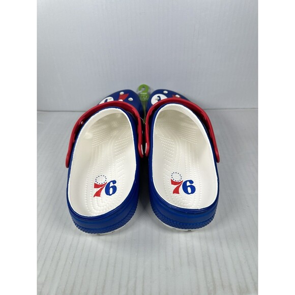 Crocs NBA Philadelphia 76ers Classic Clogs Mens Size 12 208901-100 BRAND NEW - Picture 4 of 7
